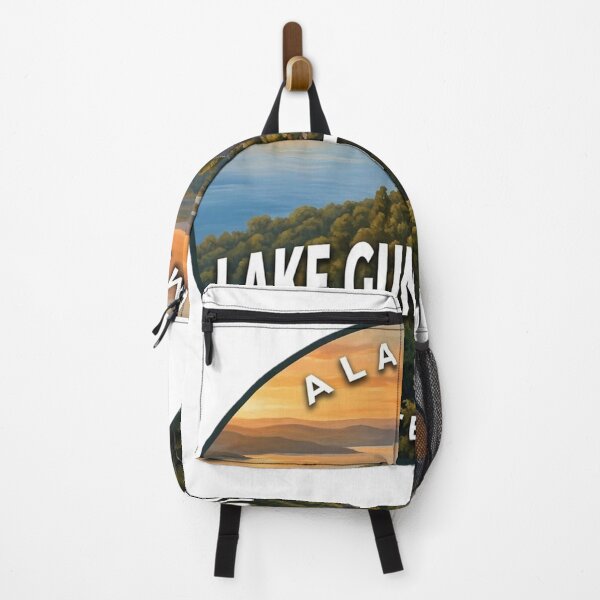 Item preview, Lake Guntersville State Park Alabama Golden Sunset Round Badge Sticker designed and sold by DetourDgn.
