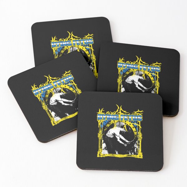 Item preview, Framed Yellow Brutal Metal Band  designed and sold by AltAesthetic.