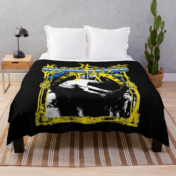 Item preview, Framed Yellow Brutal Metal Band designed and sold by AltAesthetic.