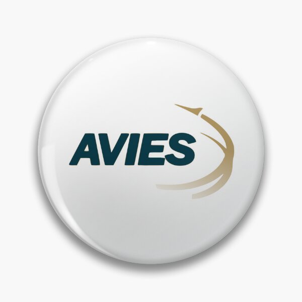 Artikelvorschau, Avies Airline Logo Dunkeltürkisfarbene Wortmarke mit goldenem Schwung entworfen und verkauft von Clothingst.
