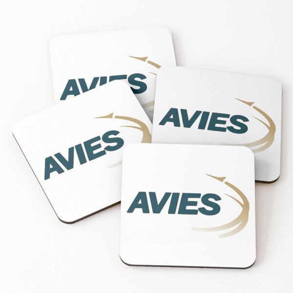 Item preview, Avies Airline Logo Dark Teal Wordmark With Golden Swoosh designed and sold by Clothingst.