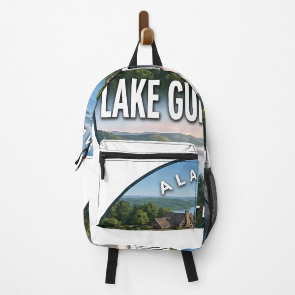 Item preview, Lake Guntersville State Park Alabama Misty Morning Round Badge Sticker designed and sold by DetourDgn.