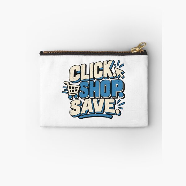 Item preview, Click Shop Save Online Shopping Lover Funny Shopaholic Gift Idea designed and sold by IRON WINGS /USAF.