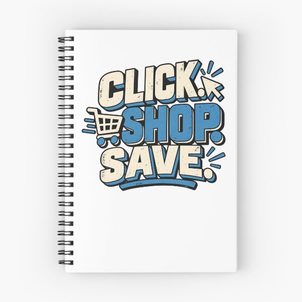 Item preview, Click Shop Save Online Shopping Lover Funny Shopaholic Gift Idea designed and sold by IRON WINGS /USAF.