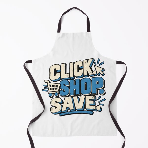 Item preview, Click Shop Save Online Shopping Lover Funny Shopaholic Gift Idea designed and sold by IRON WINGS /USAF.