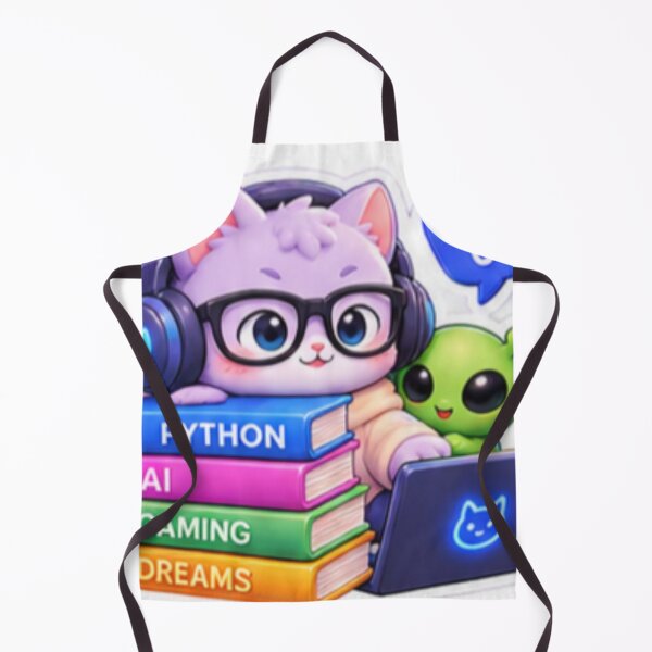 Item preview, Cute cat level up in programming designed and sold by Code&PlayCo..