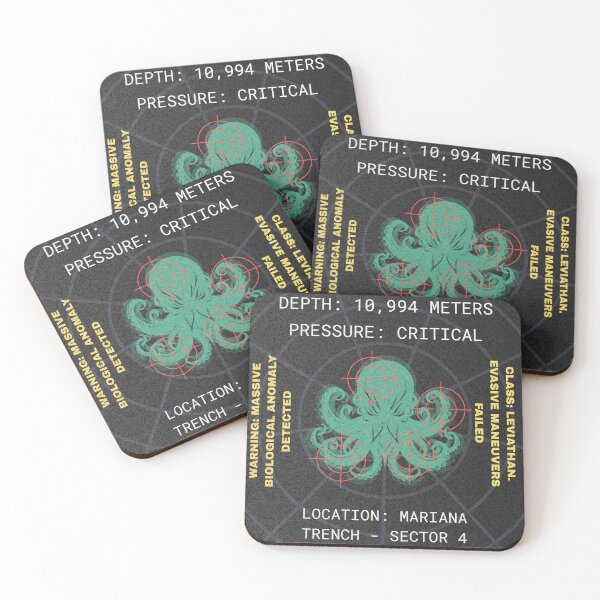 Item preview, Abyssal Sonar Anomaly Deep Sea Horror Thalassophobia designed and sold by Mircea786.
