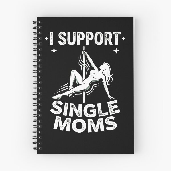 Aperçu de l'œuvre Je soutiens les mamans célibataires qui font de la pole dance créée et vendue par Aethynfu.