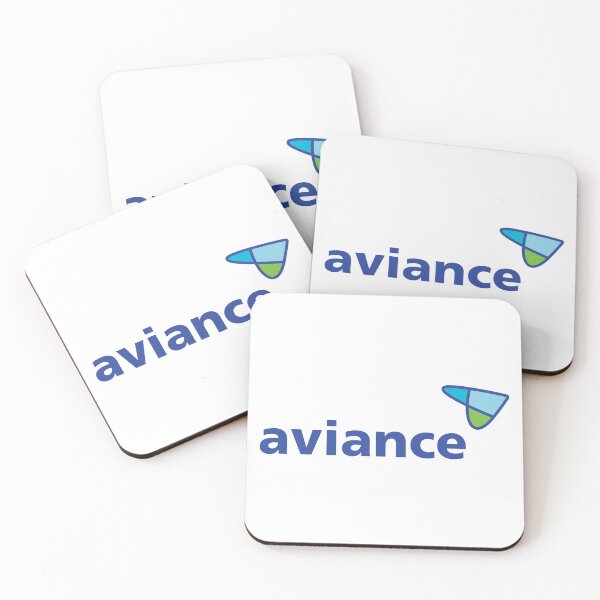 Item preview, Aviance UK Logo Blue Wordmark With Colorful Paper Plane Symbol designed and sold by Clothingst.
