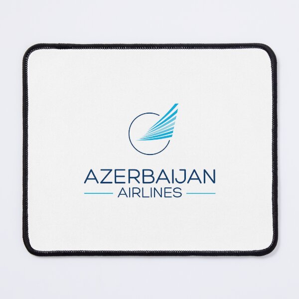 Item preview, Azerbaijan Airlines Logo Blue Wing Emblem With Circle And Navy Text designed and sold by Clothingst.