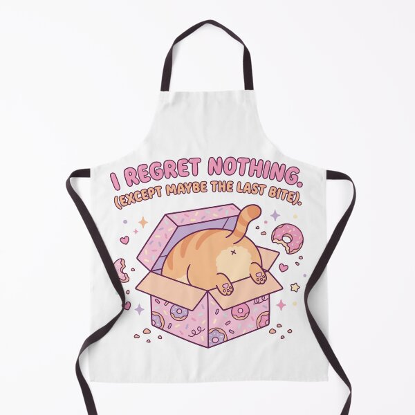 Item preview, I Regret Nothing - Funny Chubby Cat Donut Box    designed and sold by azzam-13.