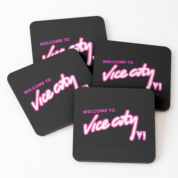 Item preview, GTA VI Vice City Neon Palm Trees Vintage Vibe designed and sold by tanbaobu.