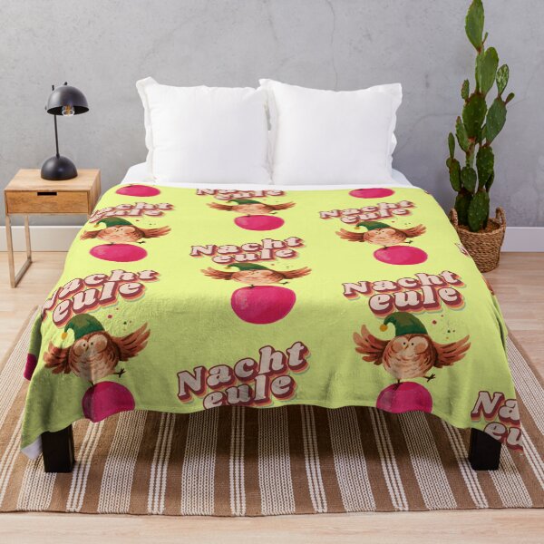 Item preview, funny night owl sleeping cap owl retro saying designed and sold by Mauswohn.