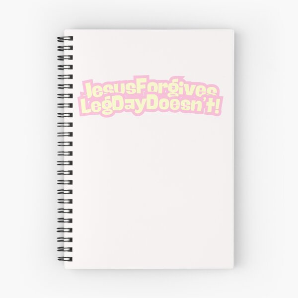 Item preview, Jesus forgives, Leg day doesn't! designed and sold by Pixelpenguin23.