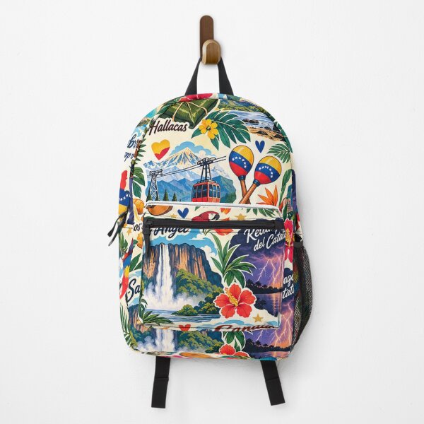 Item preview, Venezuela Travel Collage – Tropical Landmarks, Culture & Venezuelan Heritage designed and sold by Nzgiftsandmore.