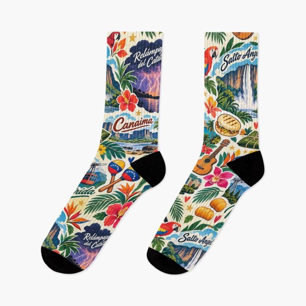 Item preview, Venezuela  Travel Collage – Tropical Landmarks, Culture & Venezuelan Heritage designed and sold by Nzgiftsandmore.