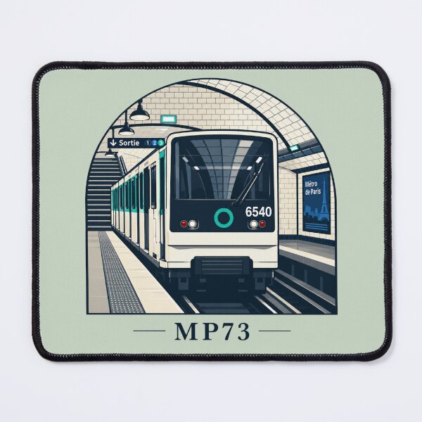 Item preview, Paris Metro MP73 Stock design for products designed and sold by WheresTheTShirt.