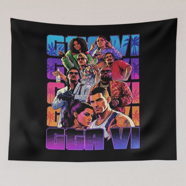 Item preview, Grand Theft Auto Vice City Retro Sunset Boulevard designed and sold by tanbaobu.