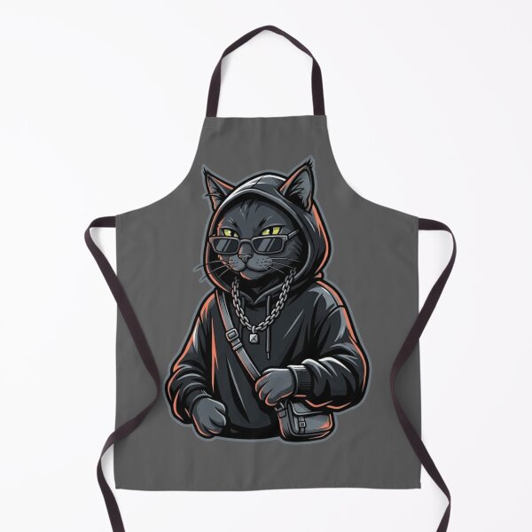 Item preview, Cool Black Cat Streetwear Hip Hop Design designed and sold by Matrix13.