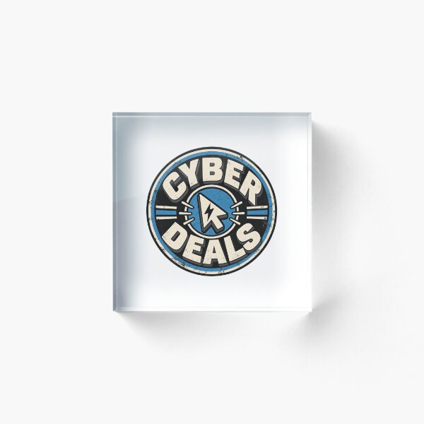 Item preview, Cyber Deals Online Shopping Sale Retro Badge Bargain Hunter Gift Idea designed and sold by IRON WINGS /USAF.