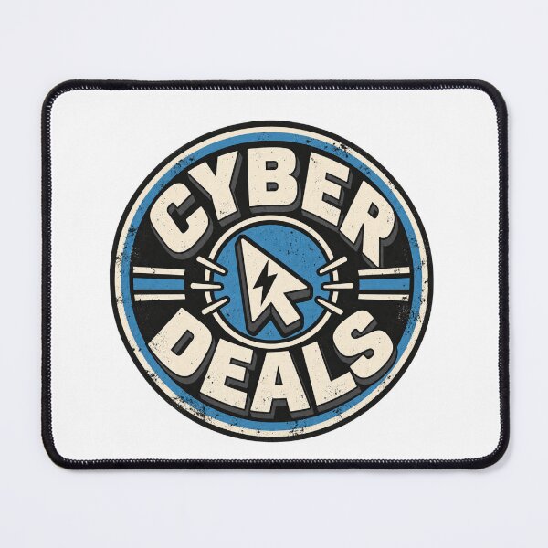 Item preview, Cyber Deals Online Shopping Sale Retro Badge Bargain Hunter Gift Idea designed and sold by IRON WINGS /USAF.