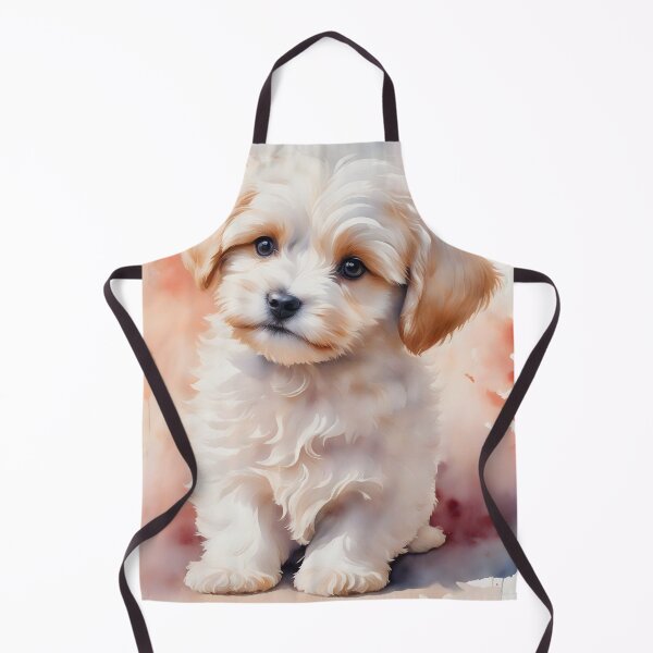 Item preview, Cute Watercolor Maltese Bolonka Puppy designed and sold by Hackl20.