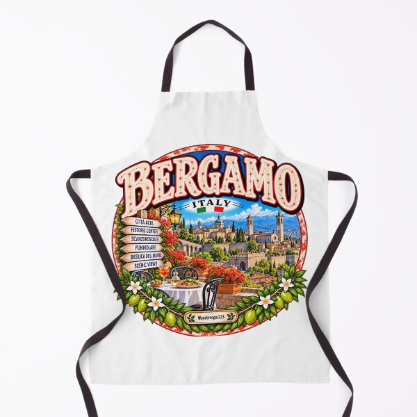 Item preview, Bergamo Italy – Città Alta Old Town & Dolce Vita designed and sold by Wandervogel123.