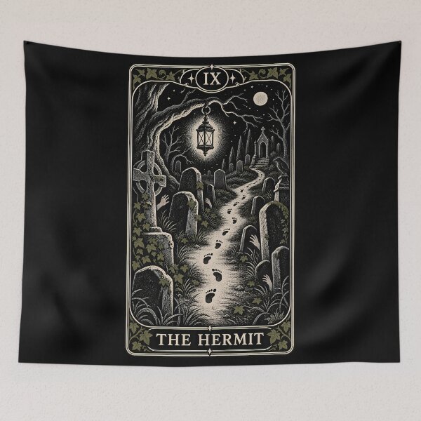 Item preview, IX — The Hermit: Freedom of the Graveyard designed and sold by agearb.