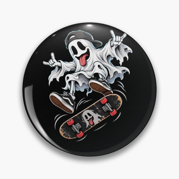 Item preview, Skateboarding Ghost Halloween  designed and sold by TheEndDesign.