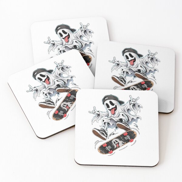 Item preview, Skateboarding Ghost Halloween  designed and sold by TheEndDesign.