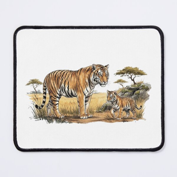 Item preview, A tiger with its cub designed and sold by CHRIST5000.