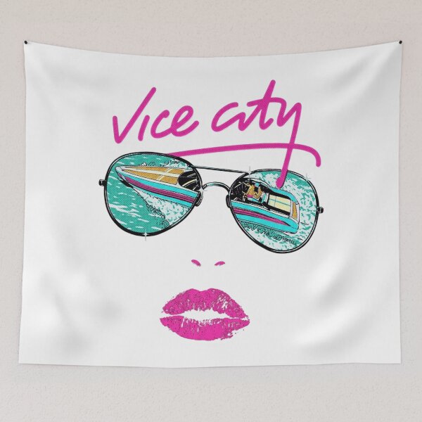 Item preview, GTA VI Miami Vibes Vice City Pastel Sunset designed and sold by tanbaobu.