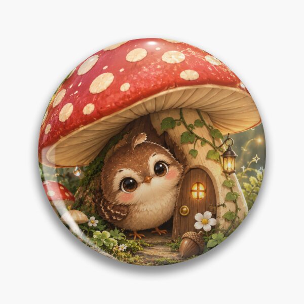 Item preview, Mossy the Tiny Wren – The Mushroom House Resident designed and sold by NSUniverse.