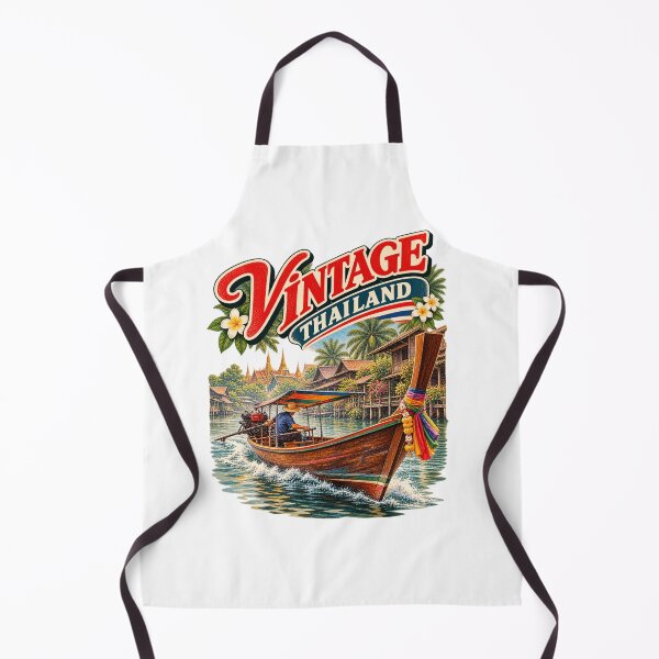 Item preview, Vintage Thailand Longtail Boat – Traditional Thai River Life designed and sold by Pali's shop.