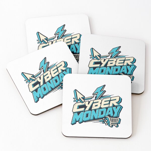 Item preview, Cyber Monday Online Shopping Sale Retro Pixel Cart Bargain Hunter Gift designed and sold by IRON WINGS /USAF.