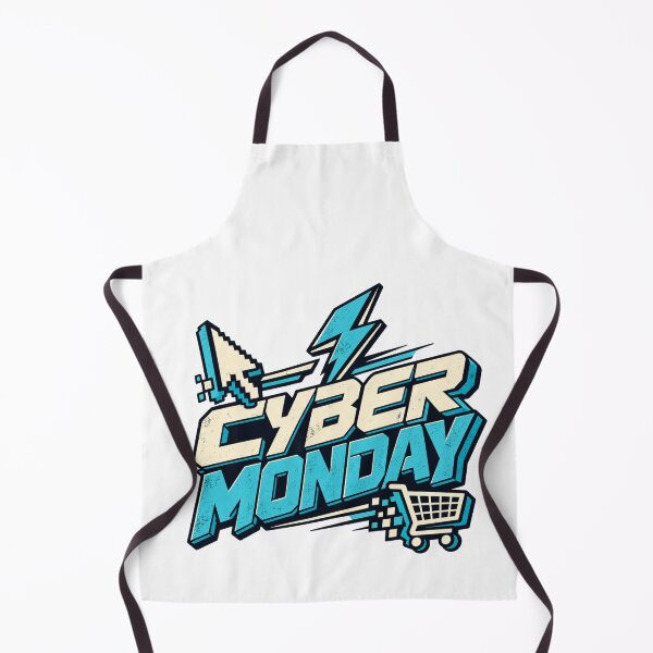 Item preview, Cyber Monday Online Shopping Sale Retro Pixel Cart Bargain Hunter Gift designed and sold by IRON WINGS /USAF.