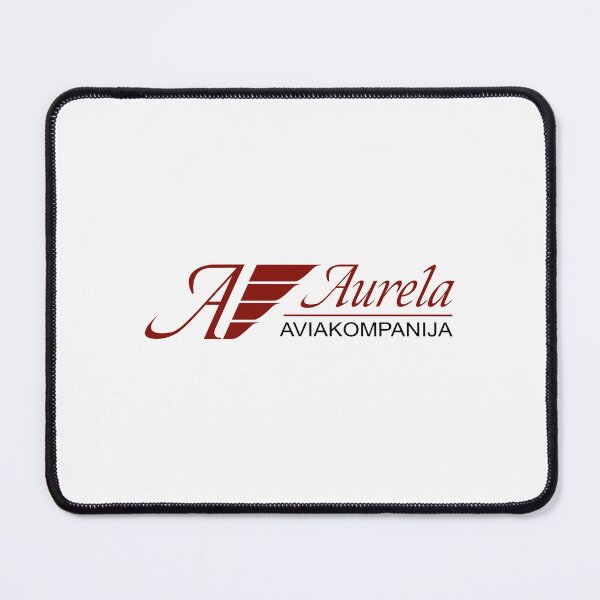 Item preview, Aurela Aviakompanija Logo Maroon Script Wordmark With Stripe Emblem designed and sold by Clothingst.