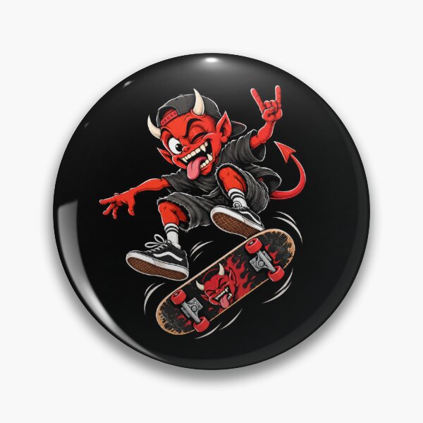 Item preview, Skateboarding Devil Halloween  designed and sold by TheEndDesign.