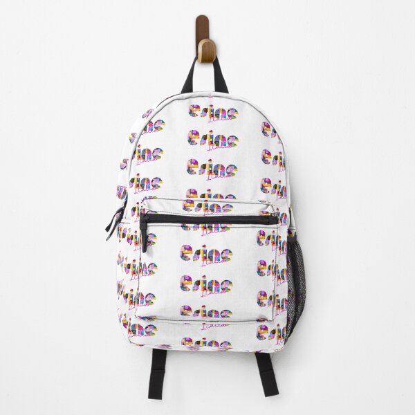 Item preview, Esine, Brescia, Italy, Italia, colorful typography design for travellers designed and sold by Wanderful-roads.