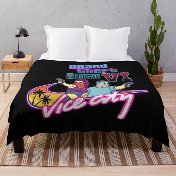 Item preview, GTA 6 Vice City Pastel Sun & Palms Design designed and sold by tanbaobu.