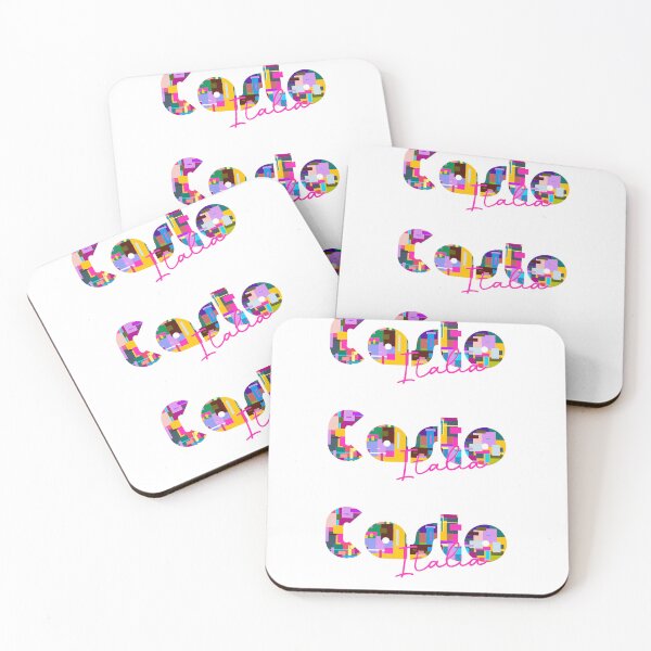 Item preview, Casto, Brescia, Italy, Italia, colorful typography design for travellers designed and sold by Wanderful-roads.