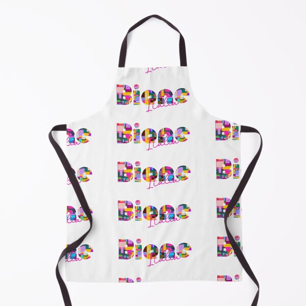 Item preview, Bione, Brescia, Italy, Italia, colorful typography design for travellers designed and sold by Wanderful-roads.