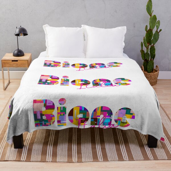 Item preview, Bione, Brescia, Italy, Italia, colorful typography design for travellers designed and sold by Wanderful-roads.