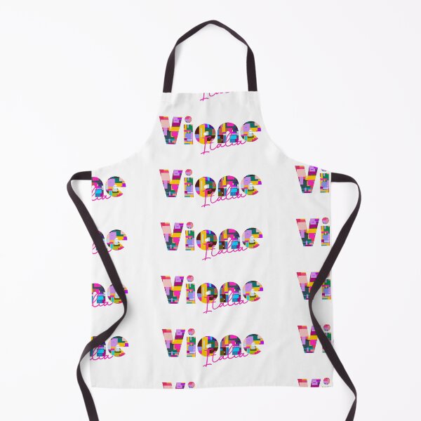 Item preview, Vione, Brescia, Italy, Italia, colorful typography design for travellers designed and sold by Wanderful-roads.