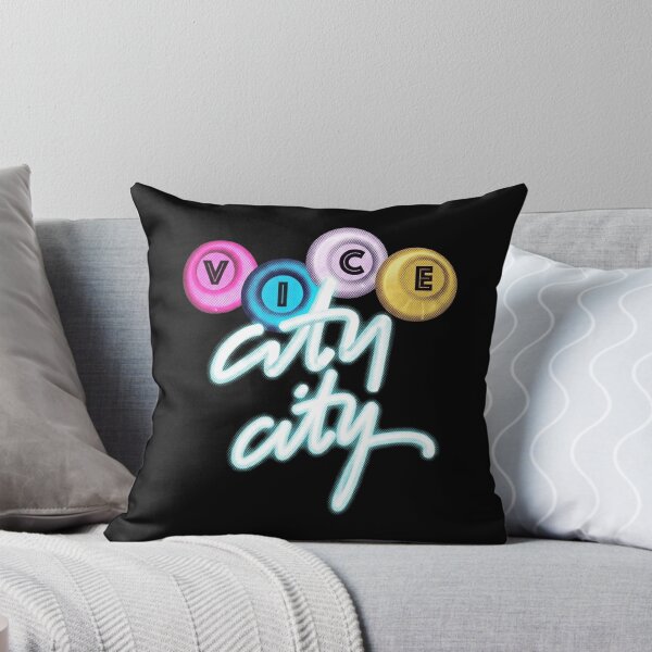 Item preview, Vice City Hotel Skyline Retro Gaming Graphic designed and sold by tanbaobu.