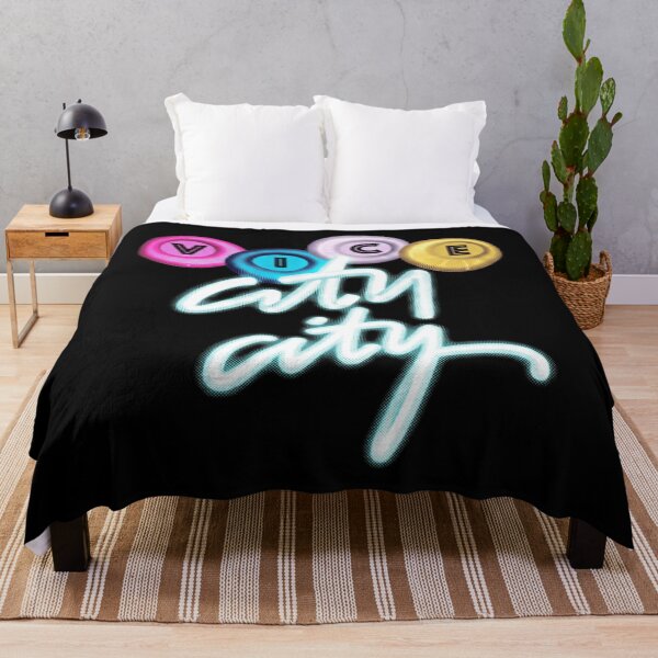 Item preview, Vice City Hotel Skyline Retro Gaming Graphic designed and sold by tanbaobu.