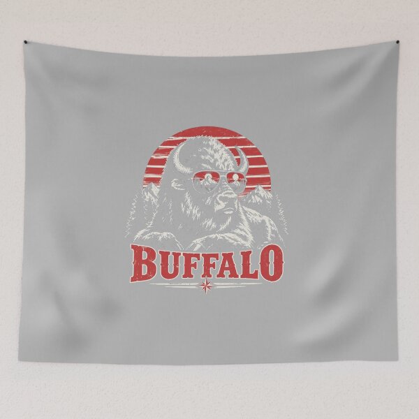 Item preview, Buffalo Bison Retro designed and sold by Dinh001Luu.