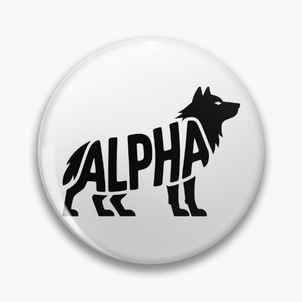 Item preview, Alpha Wolf Script Lettering Wild Nature designed and sold by LoFizzy.
