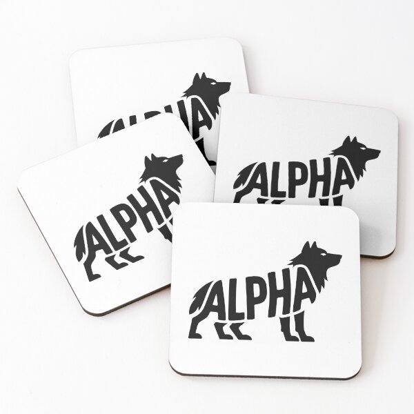 Item preview, Alpha Wolf Script Lettering Wild Nature designed and sold by LoFizzy.