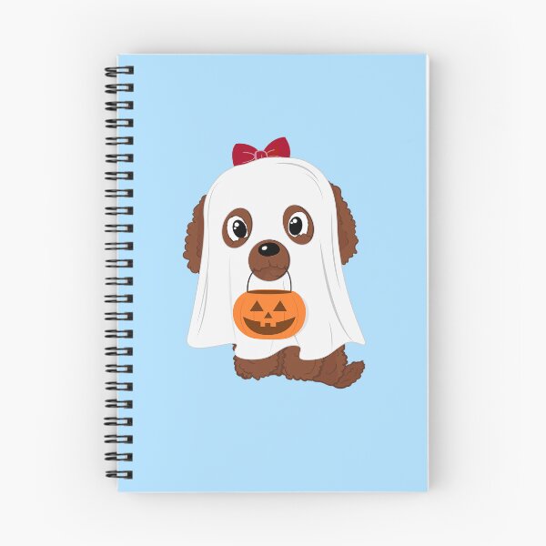 Item preview, Spooky Apricot Red Toy Poodle designed and sold by Cat N' Doodles.